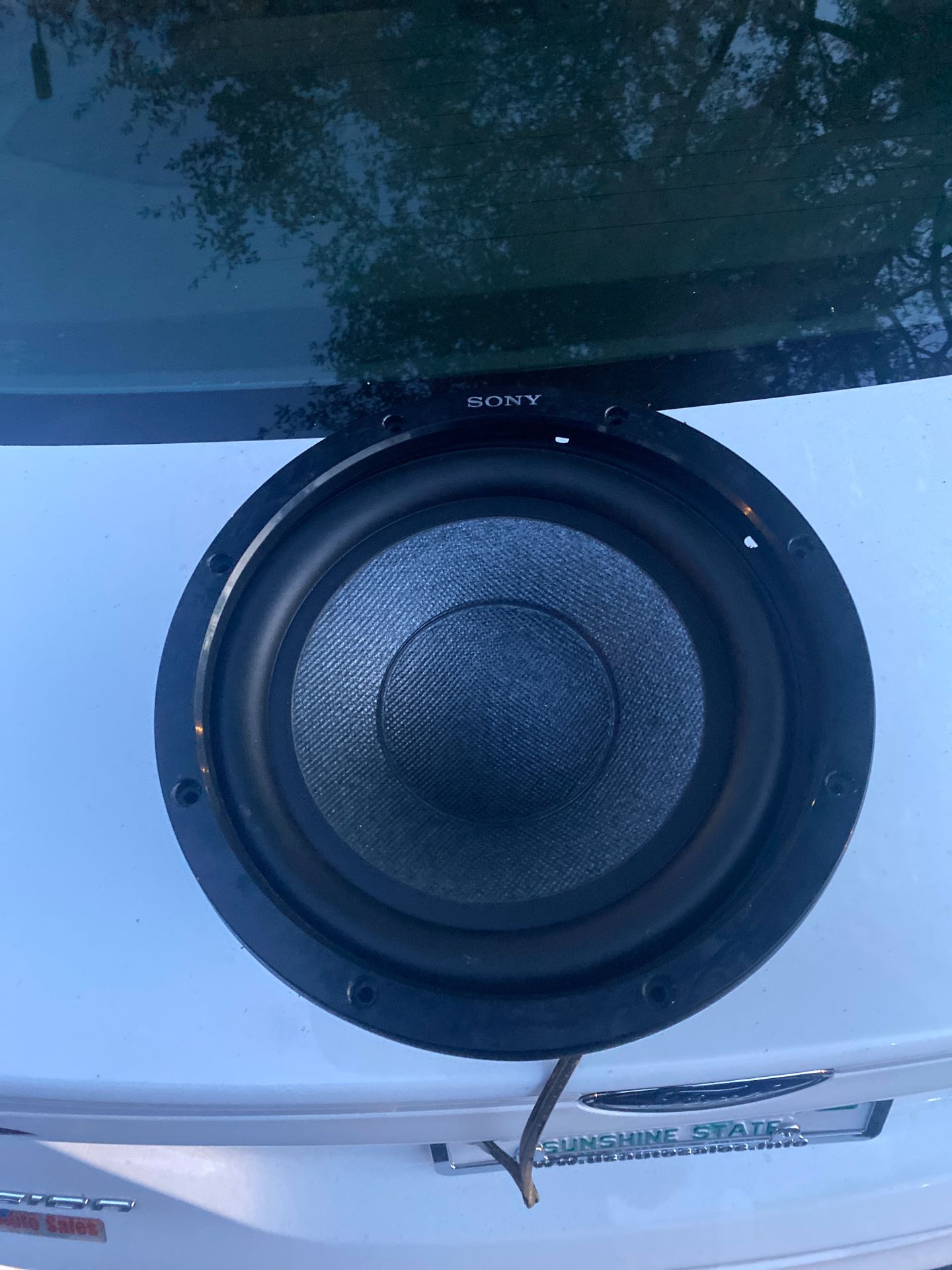 Sony 10” subwoofer works fine