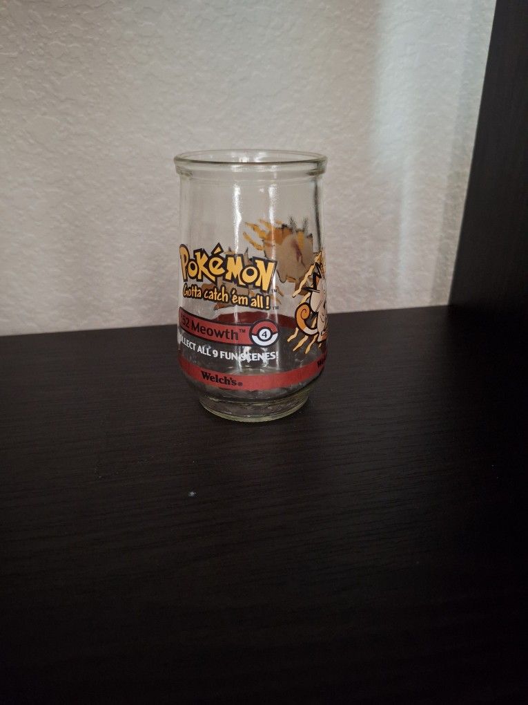 Vintage 1999 Nintendo Welch's #52 Meowth Pokémon Cup