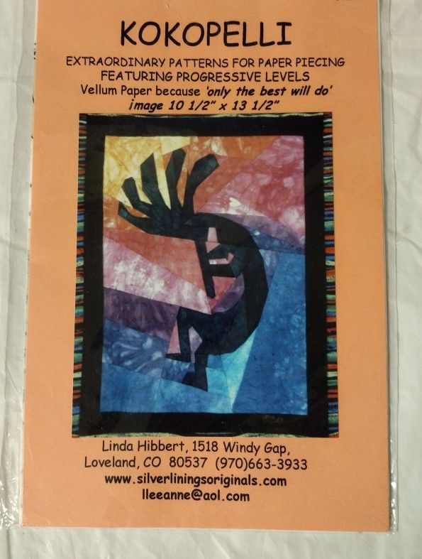 Kokopelli Quilting Pattern