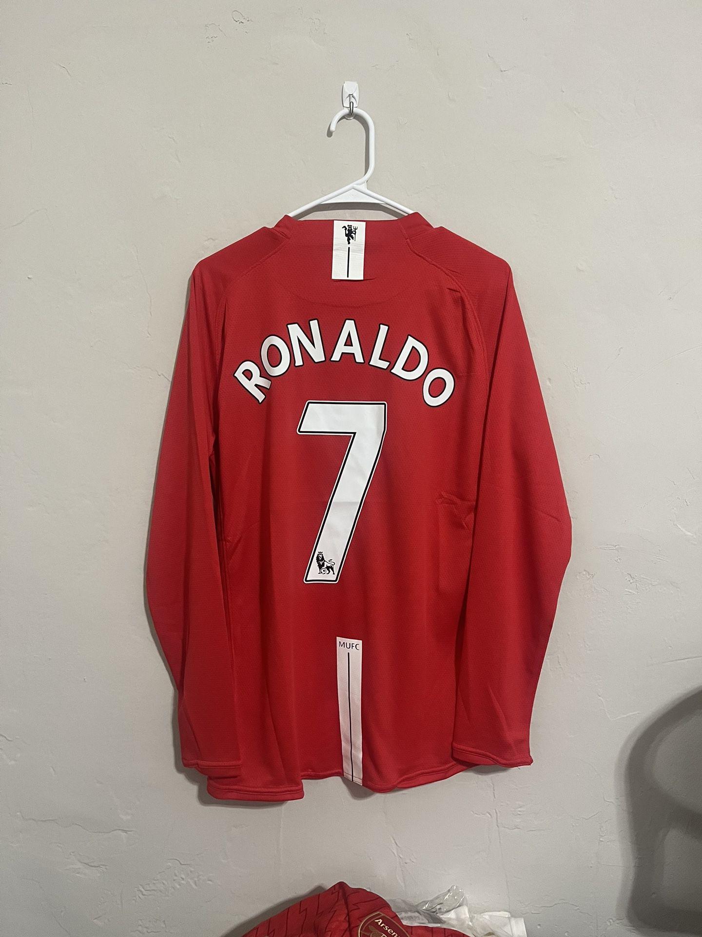 Manchester United 2007-08 Home Ronaldo Jersey Medium 
