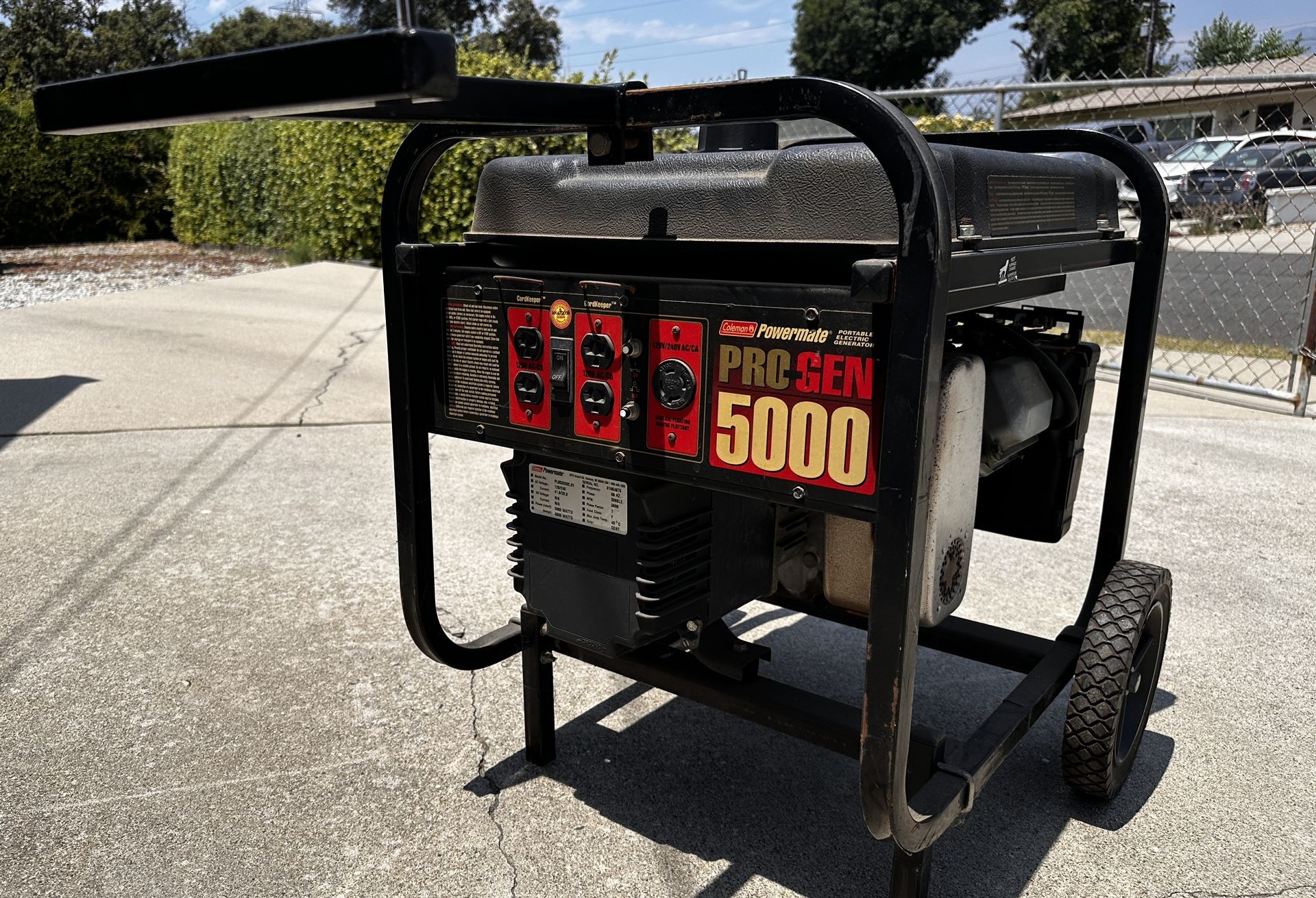 Coleman Powermate Pro-Gen 5000 Gas Generator