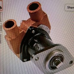 WATER PUMP!  THIS IS A MARINE RAW WATER PUMP FOR A GENERATOR. IT’S USED