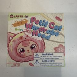 Baby Three Petit Kitten Cat Wardrobe Plush Pendant “Blind Box” NIB Authentic UCC