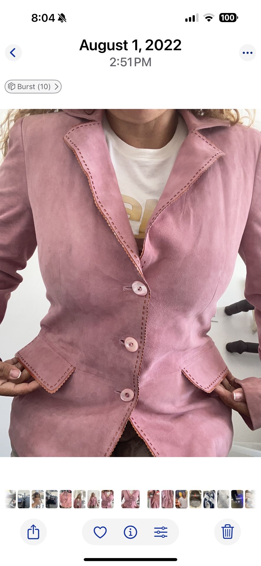 Salvatore Ferragamo Real Leather Biker Jacket