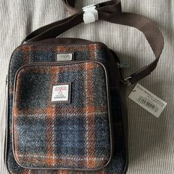 Harris Tweed Travel Bag - Brand New 100%