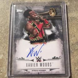 WWE Xavier Woods Auto