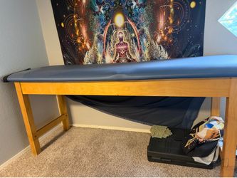 Massage table