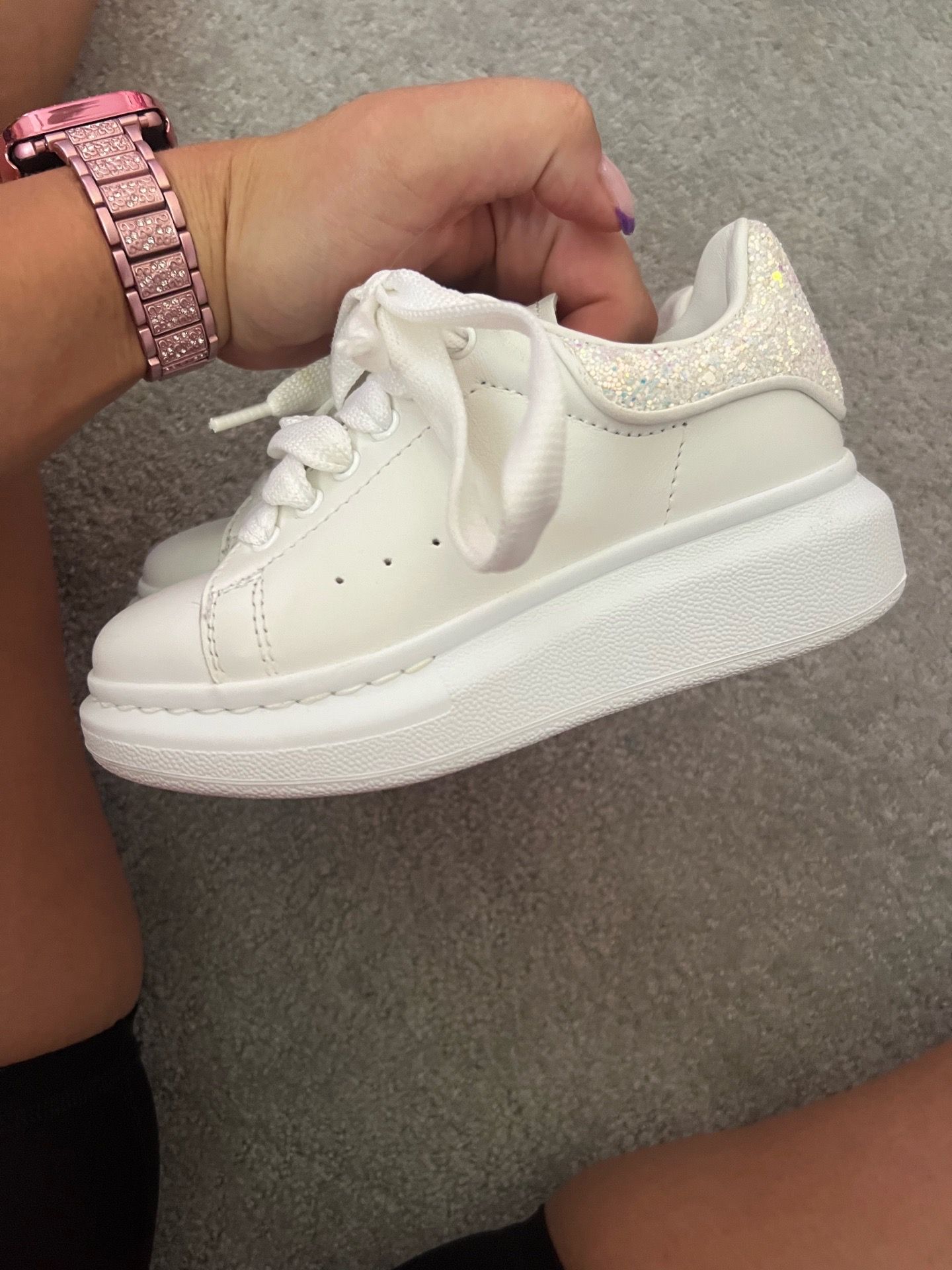 Alexander McQueen girl sneakers size 10