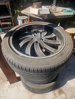 Black rims size 20
