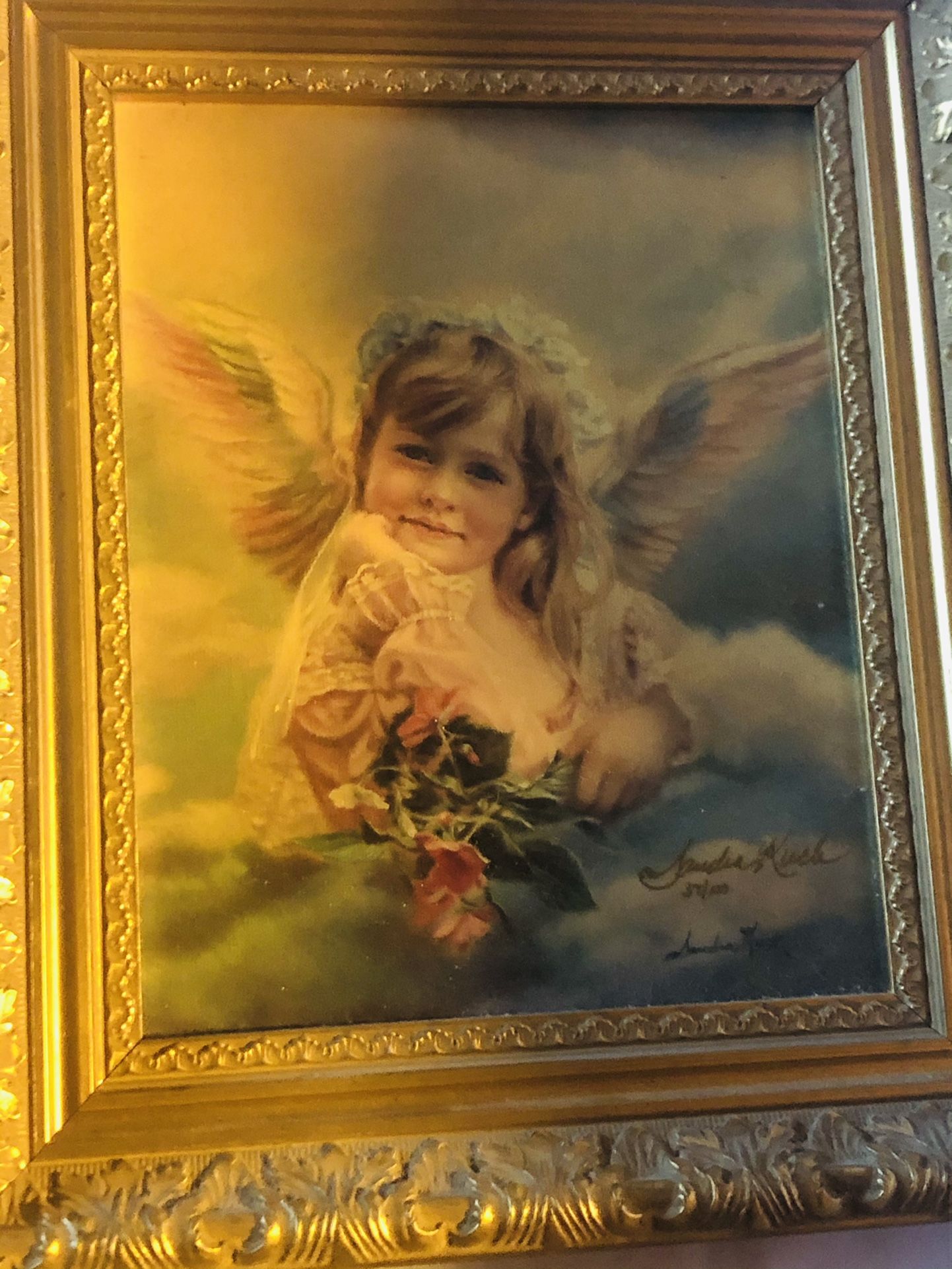 Vintage Sandra Kuch Signed Painting 37/ 100