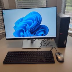 FAST FAST Lenovo/Core i5/16GB Ram/512GB SSD HD/Windows 11/Office/Dell 24" Monitor/Keyboard/Mouse