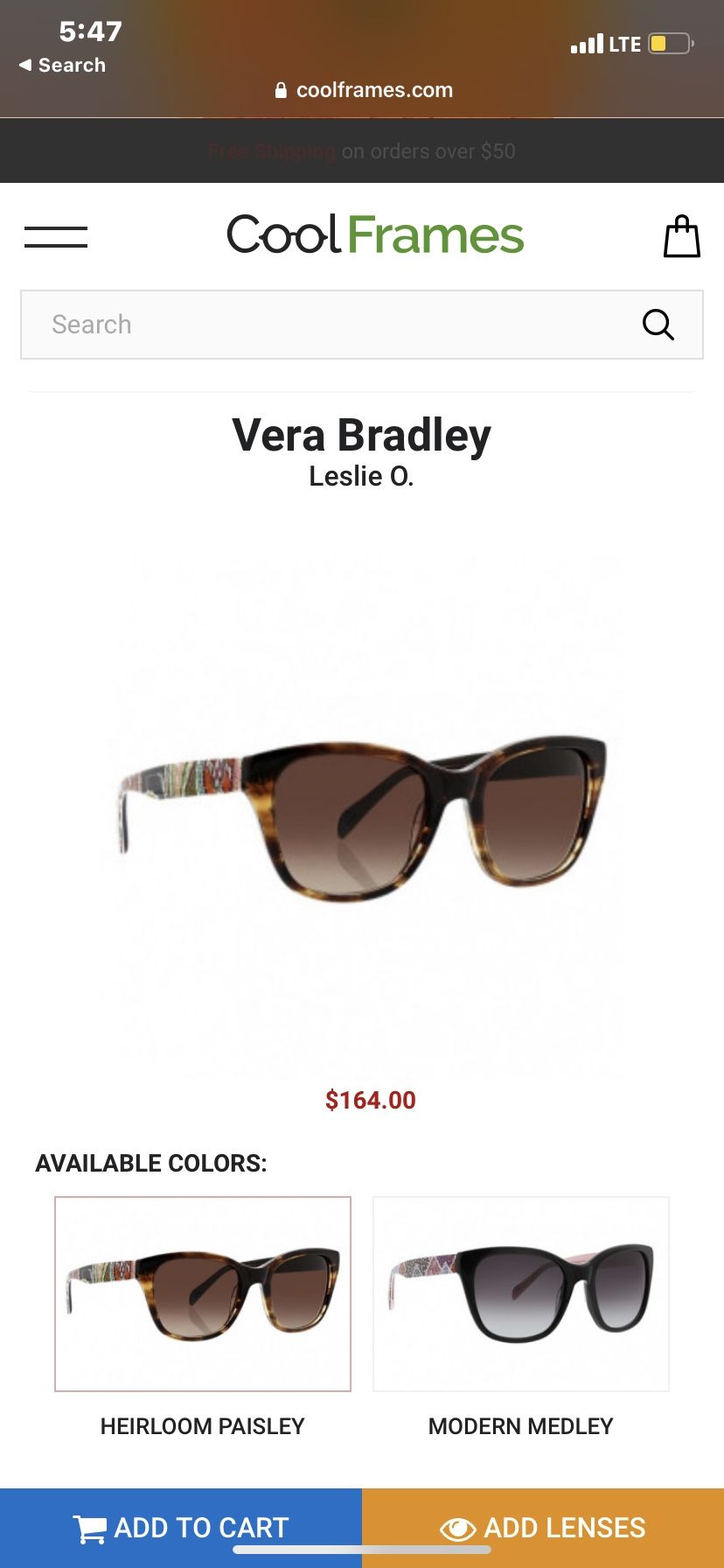 Vera Bradley Glasses