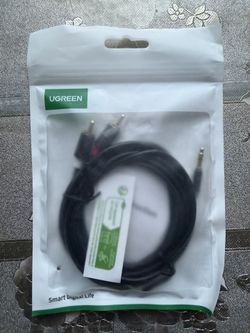 UGREEN 3.5mm to RCA Cable, 3.3FT RCA Male to Aux Audio Adapter