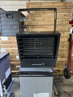 Brand new 10000W Electric Garage Heater, 240V Ceiling-Mounted Digital Fan -Forced Heater with Thermostat, Remote Control, 3 Heat Modes & 12-Hour Timer