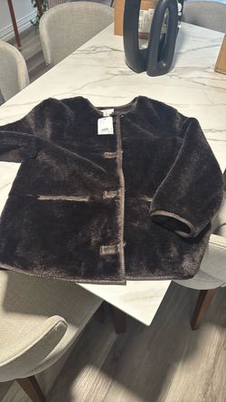 H & M dark brown jacket