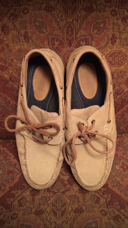 Gently Used Men's Reel Legends Boat Shoes Size 9.5