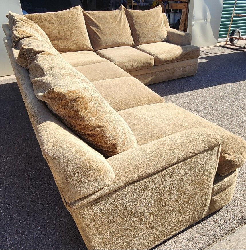 Downed Sectional Couch