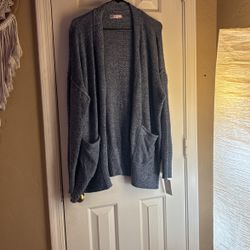Brand New Size Medium Blue Cardigan 