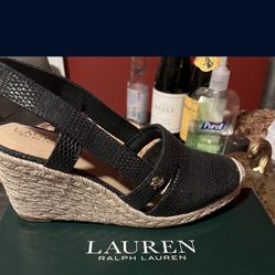 Beautiful Ralph Lauren Wedges Size 8.5