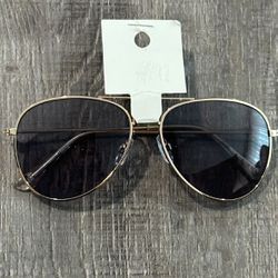 New Gold Aviator Frame Sunglasses