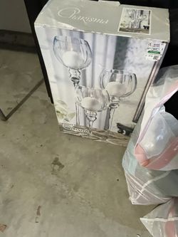 3 Decorations Candles Holder