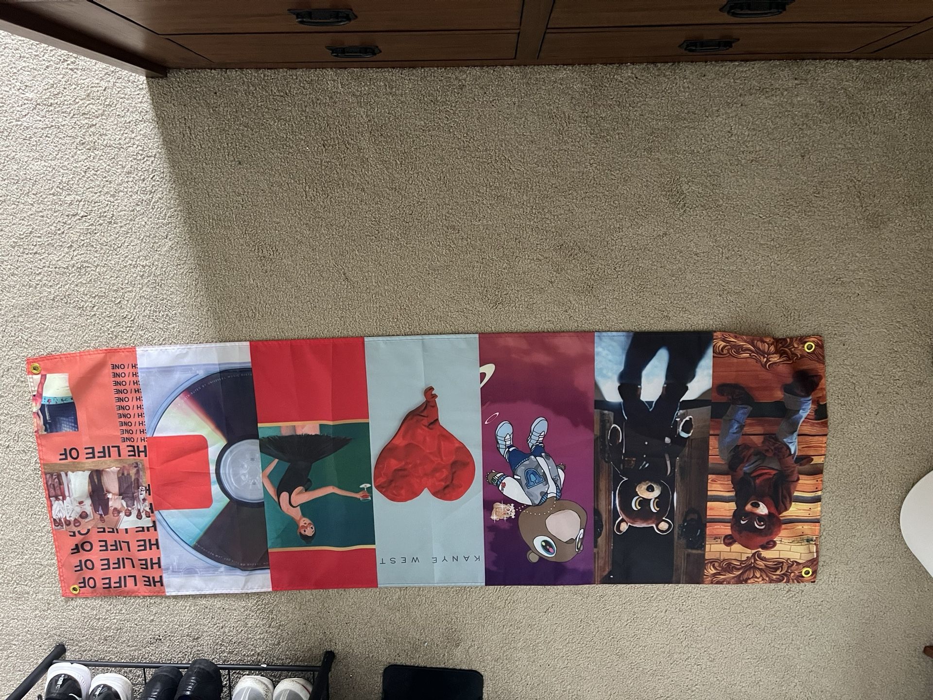 Kanye West Graduation Flag