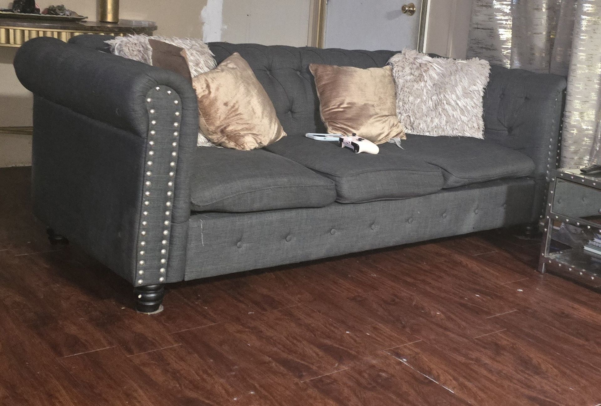 Tufted sofa