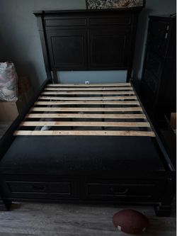 Black Bed Frame Full