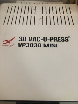 VP3030 Vac U Press Phone Case Maker 