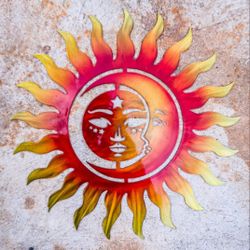 Metal Art Yard Art Sun Home Decor Decorations Christmas Presents Gifts And More 