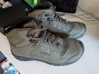 KEEN Men's Utility Reno Mid KBF Carbon Toe Waterproof Boots Size 10 Extra Wide
