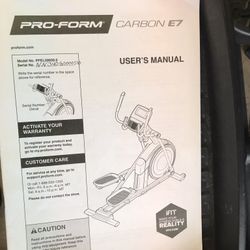 Pro Form Elliptical Machine 