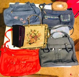 Lot of purses