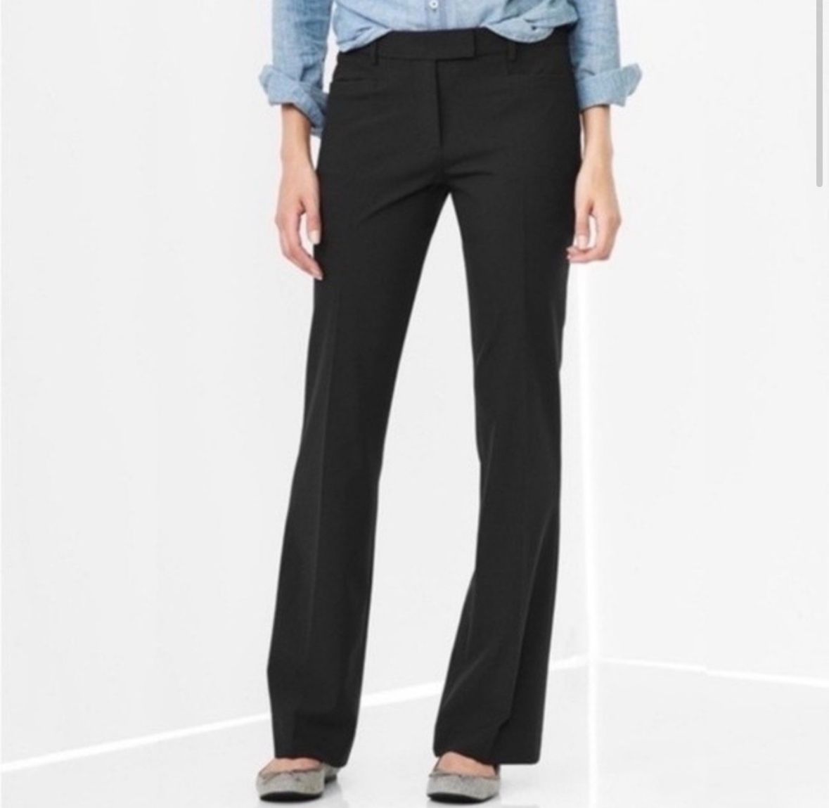 GAP Modern Boot Cut Pants Stretch Mid Rise Work Trousers Women's 2A