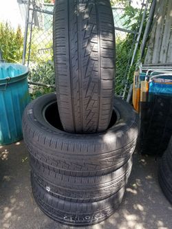 245/60/18 sumitomo htr a/s p02, set of 4, 70% tread 7/32, great condition $250 for 4 tires .