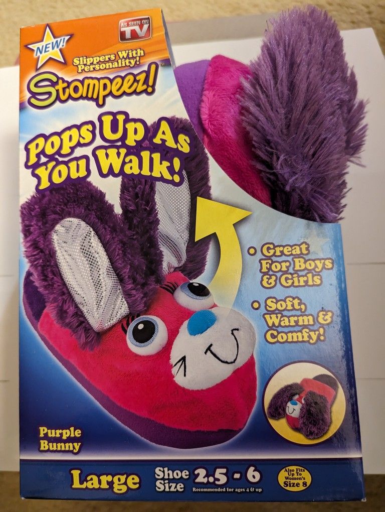 Stompeez! Shoe Size 2.5-6 Also Fits Up To Size 8 Women's