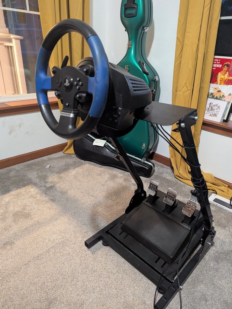 Thrustmaster Racing Wheel/Pedals And Stand