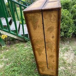 Vintage Map Hutch 