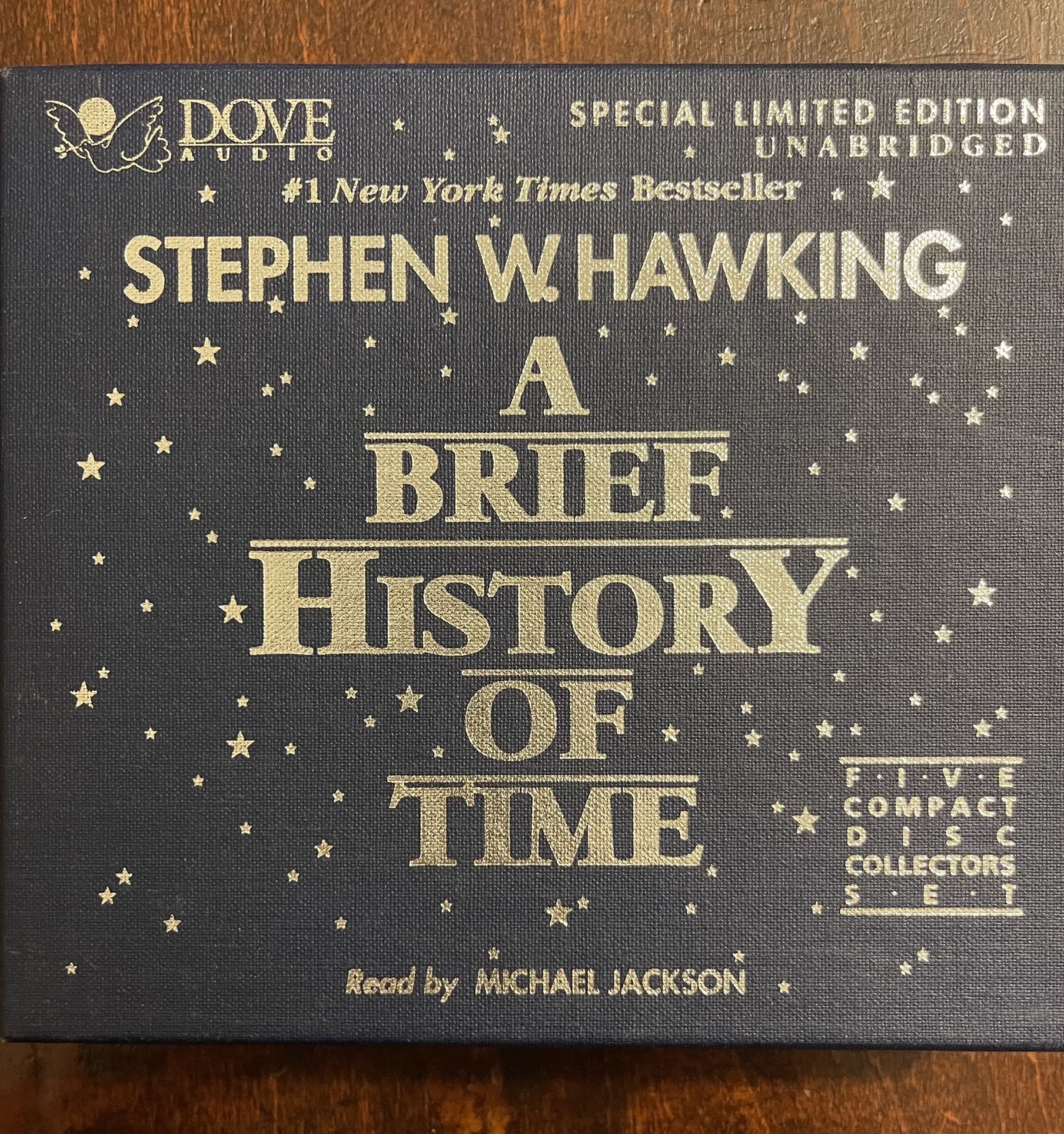 Stephen W. Hawking A Brief History Of Time Limited Edition Audio CD SET