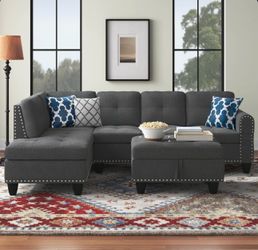 Gray sofa