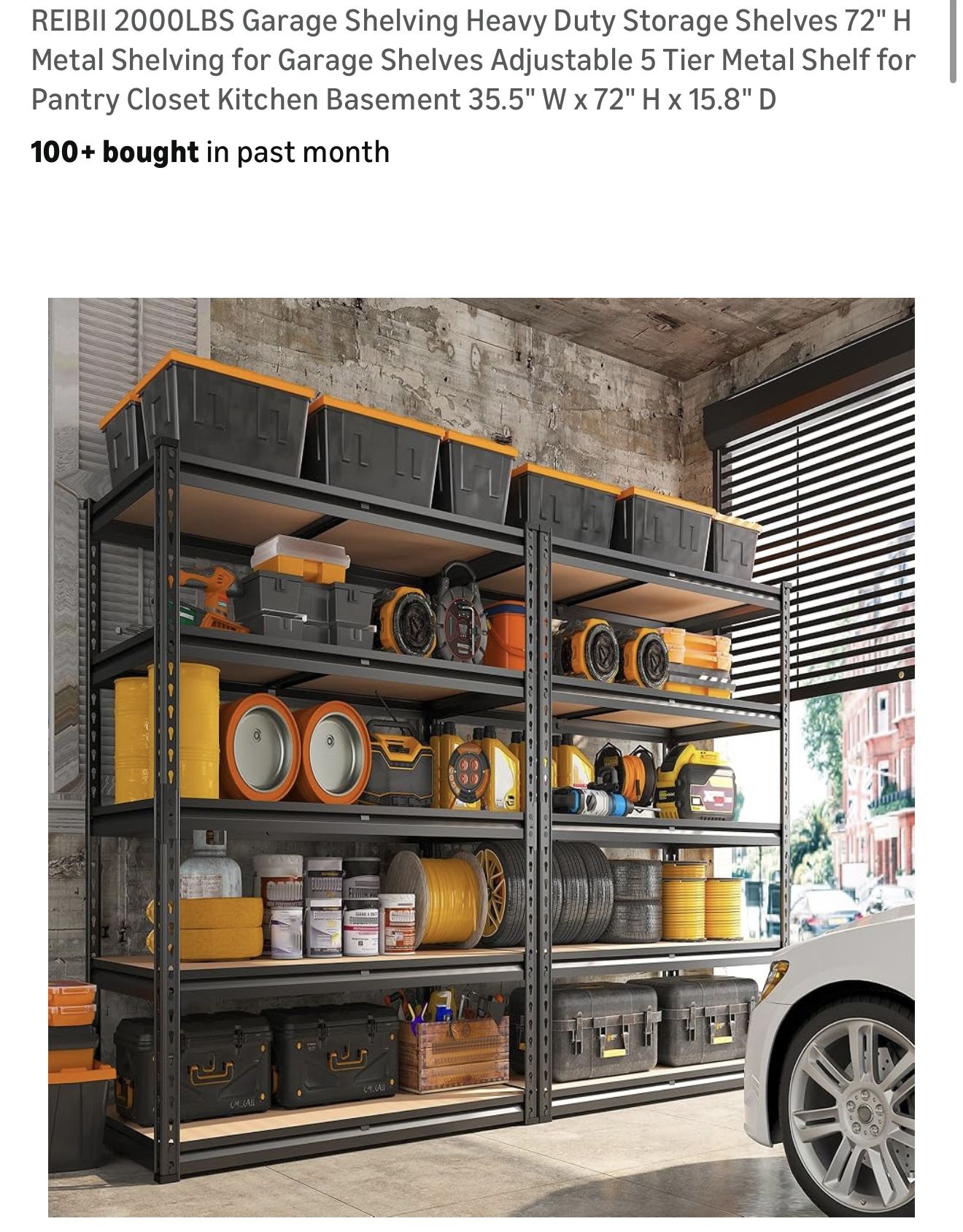 New Shelves Storage