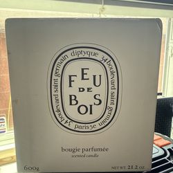 NEW Diptyque Feu De Bois Wood Fire Candle 600g 21.2oz~With Box