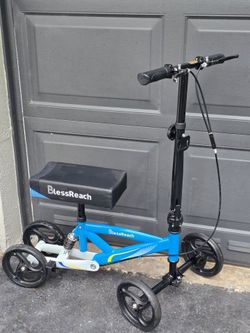BlessReach Steerable Knee Scooter / Knee Walker – Crutch Alternative