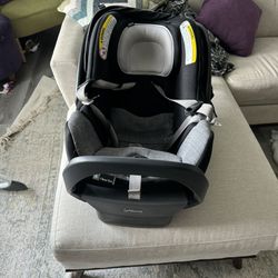 Chico Keyfit 35 With Car Seat base And Chico Corso Stroller Adapter.