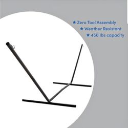 Style Selections 15-ft L Metal Hammock Stand
