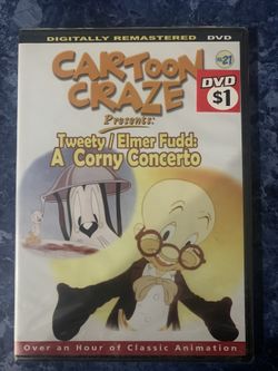 Cartoon Craze Presents- Tweety/Elmer Fudd: A Corny Concerto DVD (BRAND NEW SEALED)