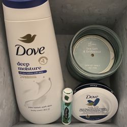 Dove Body wash with Keepsake Box Gift