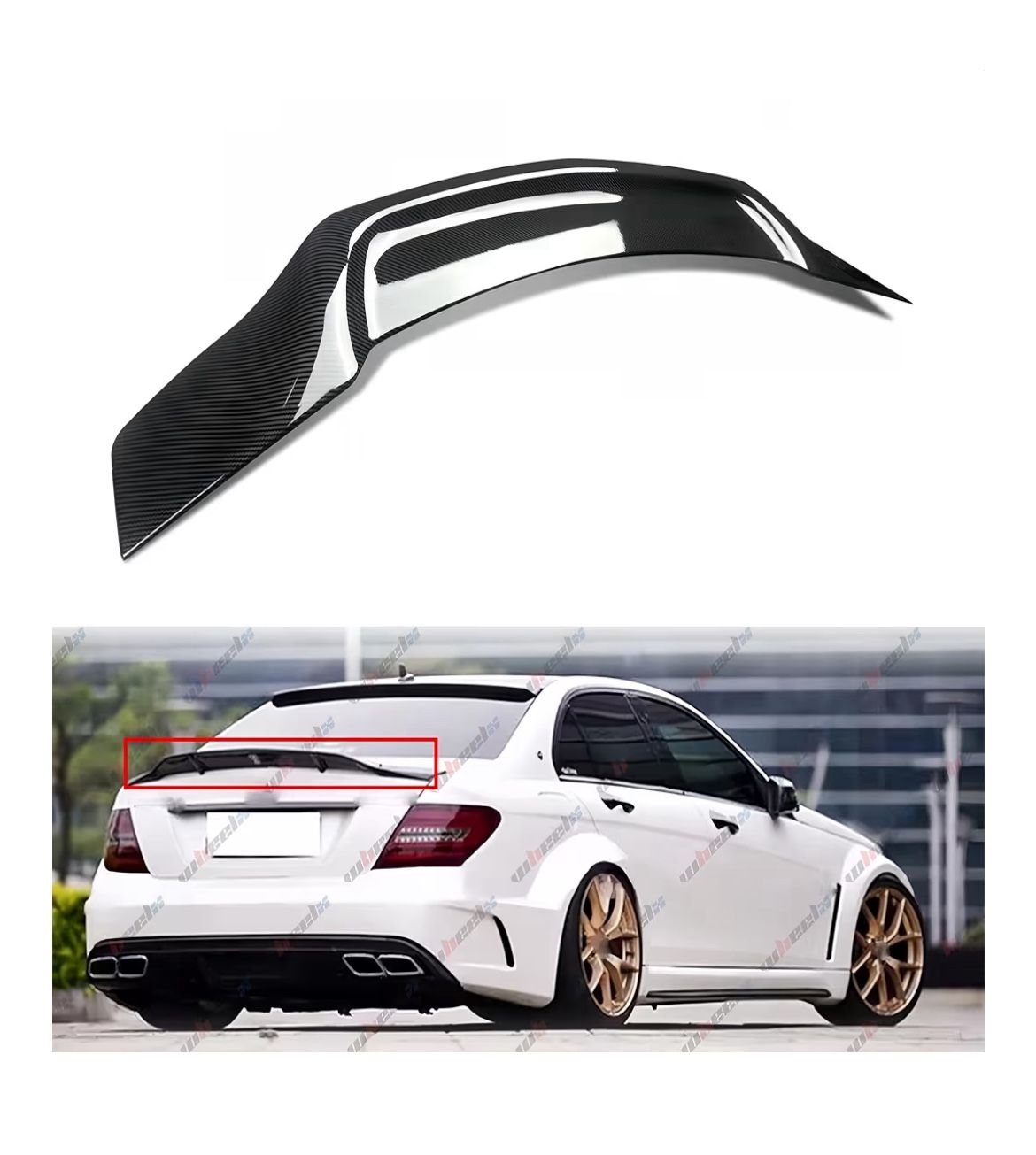 W204 Rear Spoiler Wing