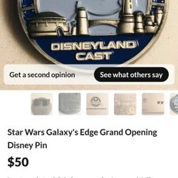 Star Wars Galaxy's Edge Grand Opening Disney Pin 