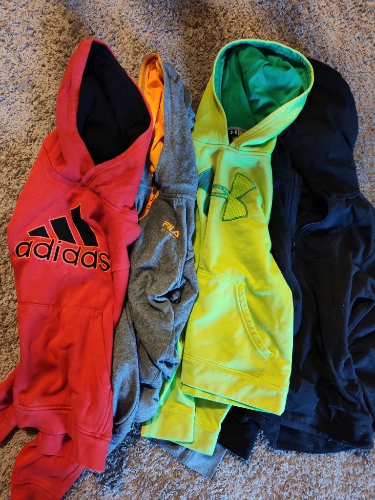 Back To School Bundle Of 4 Boys Hoodies Size Medium